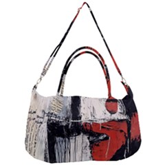 Abstract  Removable Strap Handbag