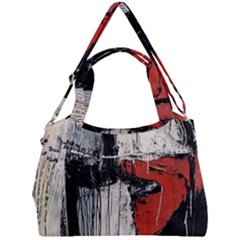 Abstract  Double Compartment Shoulder Bag