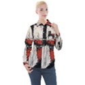 Abstract  Women s Long Sleeve Pocket Shirt View1