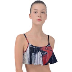 Abstract  Frill Bikini Top