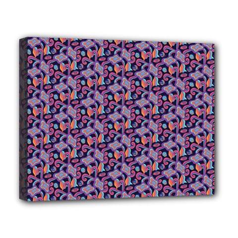 Trippy Cool Pattern Deluxe Canvas 20  X 16  (stretched)