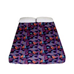 Trippy Cool Pattern Fitted Sheet (full/ Double Size)