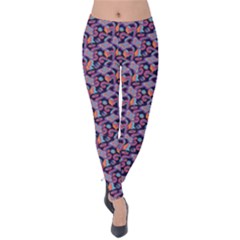 Trippy Cool Pattern Velvet Leggings