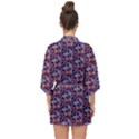 Trippy Cool Pattern Half Sleeve Chiffon Kimono View2