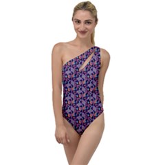 Trippy Cool Pattern To One Side Swimsuit