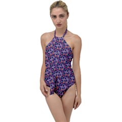 Trippy Cool Pattern Go With The Flow One Piece Swimsuit