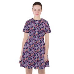 Trippy Cool Pattern Sailor Dress