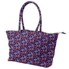 Trippy Cool Pattern Canvas Shoulder Bag