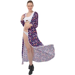 Trippy Cool Pattern Maxi Chiffon Beach Wrap