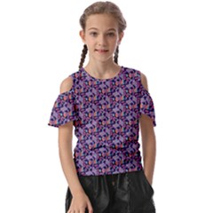 Trippy Cool Pattern Kids  Butterfly Cutout T-shirt