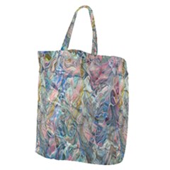 Abstract Flows Giant Grocery Tote by kaleidomarblingart