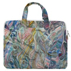 Abstract Flows Macbook Pro 13  Double Pocket Laptop Bag