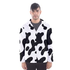 Cow Pattern Men s Hooded Windbreaker