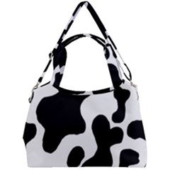 Cow Pattern Double Compartment Shoulder Bag