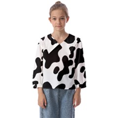 Cow Pattern Kids  Sailor Shirt