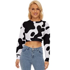 Cow Pattern Lightweight Long Sleeve Sweatshirt
