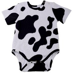 Cow Pattern Baby Short Sleeve Bodysuit