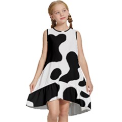 Cow Pattern Kids  Frill Swing Dress