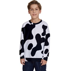 Cow Pattern Kids  Crewneck Sweatshirt