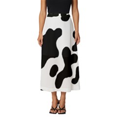 Cow Pattern Classic Midi Chiffon Skirt