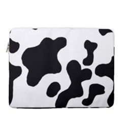 Cow Pattern 15  Vertical Laptop Sleeve Case With Pocket