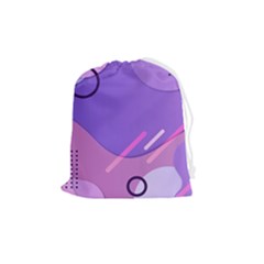 Colorful Labstract Wallpaper Theme Drawstring Pouch (medium) by Apen