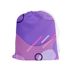 Colorful Labstract Wallpaper Theme Drawstring Pouch (xl)