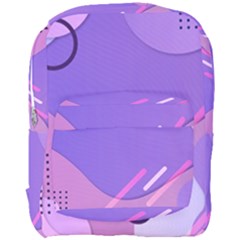 Colorful Labstract Wallpaper Theme Full Print Backpack by Apen