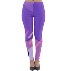 Colorful Labstract Wallpaper Theme Lightweight Velour Leggings