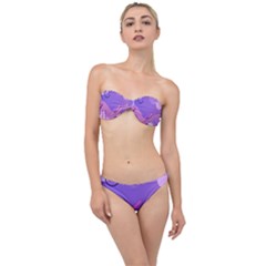 Colorful Labstract Wallpaper Theme Classic Bandeau Bikini Set by Apen