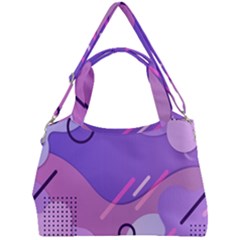 Colorful Labstract Wallpaper Theme Double Compartment Shoulder Bag by Apen
