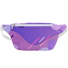 Colorful Labstract Wallpaper Theme Waist Bag  by Apen