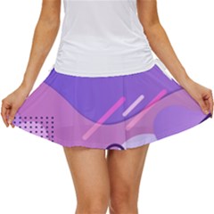 Colorful Labstract Wallpaper Theme Women s Skort