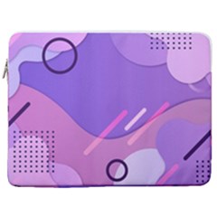 Colorful Labstract Wallpaper Theme 17  Vertical Laptop Sleeve Case With Pocket