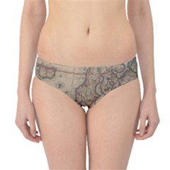 Old Vintage Classic Map Of Europe Hipster Bikini Bottoms