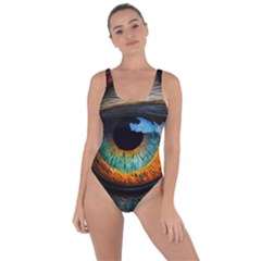 Eye Bird Feathers Vibrant Bring Sexy Back Swimsuit