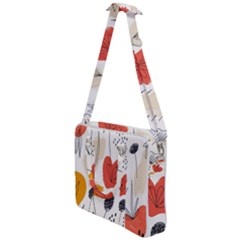 Floral Leaf Cross Body Office Bag