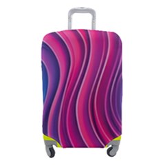 Spiral Swirl Pattern Light Circle Luggage Cover (small)