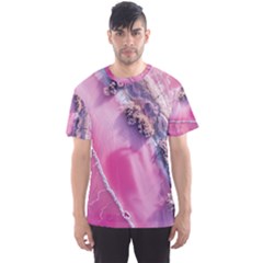 Texture Pink Pattern Paper Grunge Men s Sport Mesh T-shirt