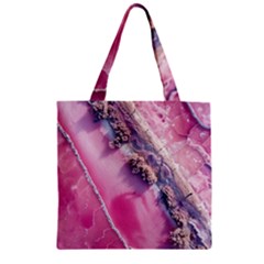 Texture Pink Pattern Paper Grunge Zipper Grocery Tote Bag