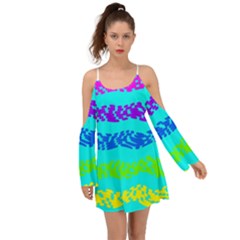 Abstract Design Pattern Boho Dress