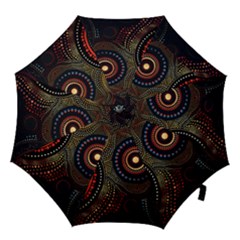 Abstract Geometric Pattern Hook Handle Umbrellas (medium) by Ndabl3x