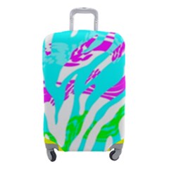 Animal Print Bright Abstract Luggage Cover (small)