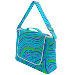 Pattern Swirl Pink Green Aqua Box Up Messenger Bag