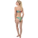 Colorful Rainbow Striped Pattern Stripes Background Classic Bandeau Bikini Set View2