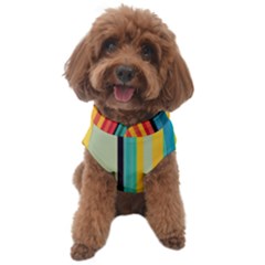 Colorful Rainbow Striped Pattern Stripes Background Dog Sweater