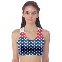 Illustrations Stars Fitness Sports Bra