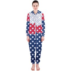 Illustrations Stars Hooded Jumpsuit (ladies)