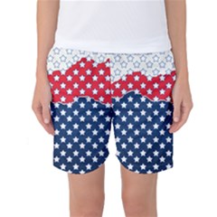 Illustrations Stars Women s Basketball Shorts