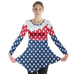 Illustrations Stars Long Sleeve Tunic 